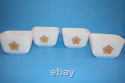 Vintage Pyrex BUTTERFLY GOLD 12 PC Refrigerator Dish Set