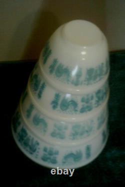 Vintage Pyrex Butter Print 401,402,403,404 rare set EUC