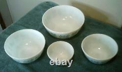 Vintage Pyrex Butter Print 401,402,403,404 rare set EUC