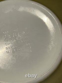 Vintage Pyrex Cinderella Nesting Mixing Bowl Green White Daisy Retro Set Of 4