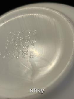 Vintage Pyrex Cinderella Nesting Mixing Bowl Green White Daisy Retro Set Of 4