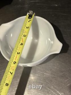Vintage Pyrex Cinderella Nesting Mixing Bowl Green White Daisy Retro Set Of 4