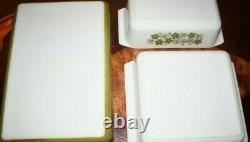 Vintage Pyrex Crazy Daisy Spring Blossom Lasagna Bread Brownie Pans