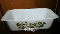 Vintage Pyrex Crazy Daisy Spring Blossom Lasagna Bread Brownie Pans