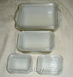 Vintage Pyrex Crazy Daisy Spring Blossom Refrigerator Dish 8 Pc Complete Set