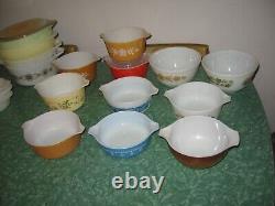 Vintage Pyrex/Fire King/Anchor Hocking/Glass Bake 74 Piece Mixed Lot