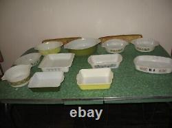 Vintage Pyrex/Fire King/Anchor Hocking/Glass Bake 74 Piece Mixed Lot