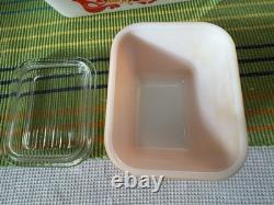 Vintage Pyrex Friendship Refrigerator 8 piece Dishes & Lids 501-503 B