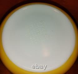 Vintage Pyrex Gold Butterfly 664 Big Bertha 4 Qt & 473 Oval 1 Qt Casserole Dish