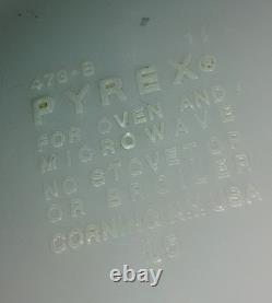 Vintage Pyrex Gold Butterfly 664 Big Bertha 4 Qt & 473 Oval 1 Qt Casserole Dish