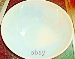 Vintage Pyrex Hard To Find 404 Bowl Amish Butterprint Turquoise/ White 1957-1968