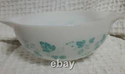 Vintage Pyrex, JAJ Duck Egg Blue Gooseberry Cinderella Mixing Bowl 2nd Largest