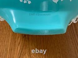 Vintage Pyrex JAJ Turquoise Goooseberry Cinderella Mixing Bowl (4 Quart)