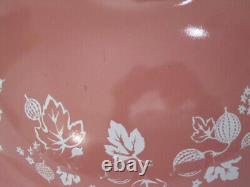 Vintage Pyrex PINK Gooseberry Cinderella Bowls Complete Set of 4