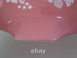 Vintage Pyrex PINK Gooseberry Cinderella Bowls Complete Set of 4