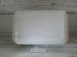 Vintage Pyrex Rooster And Sunflower Casserole Dish 2 Qt 575-b 1950's