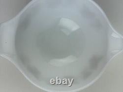 Vintage Pyrex Sandalwood Cinderella Mixing Bowls Nesting Set Beige White Glass