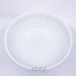 Vintage Pyrex Snowflake Blue Garland Mixing Bowl 404 4 Quart Bowl USA 1970s MCM