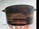 Vintage Pyrex Terra Black/brown Stripe 475 No Lid Factory Defect Rare Htf Smear