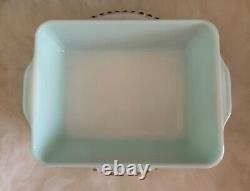 Vintage Pyrex Turquoise 1.5 QT 0503 Refrigerator Casserole Dish withLid 503C