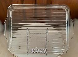 Vintage Pyrex Turquoise 1.5 QT 0503 Refrigerator Casserole Dish withLid 503C