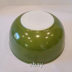 Vintage Pyrex Verde Green Nesting Mixing Bowl Set 4 bowl set