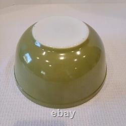 Vintage Pyrex Verde Green Nesting Mixing Bowl Set 4 bowl set