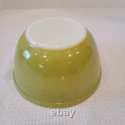 Vintage Pyrex Verde Green Nesting Mixing Bowl Set 4 bowl set