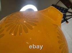 Vintage Pyrex set of 4 Sunflower Cinderella Nesting Bowls 441-444 (B)