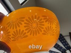 Vintage Pyrex set of 4 Sunflower Cinderella Nesting Bowls 441-444 (D)