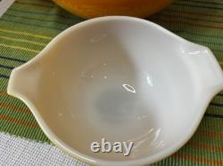 Vintage Pyrex set of 4 Sunflower Cinderella Nesting Bowls 441-444 (E)