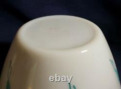 Vintage RARE Fire King Milkglass TURQUOISE GAZELLE 9 ½ x 6 Large Mixing Bowl