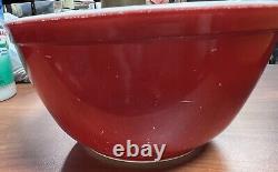 Vintage Set Of 4 Pyrex Primary Nesting Mixing Bowls, Complete 401 402 403 404