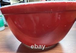 Vintage Set Of 4 Pyrex Primary Nesting Mixing Bowls, Complete 401 402 403 404