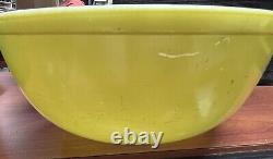 Vintage Set Of 4 Pyrex Primary Nesting Mixing Bowls, Complete 401 402 403 404