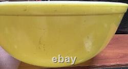 Vintage Set Of 4 Pyrex Primary Nesting Mixing Bowls, Complete 401 402 403 404