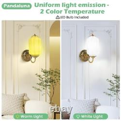 Vintage Wall Sconce, White Milk Glass Light Fixture, 5.5In Art Deco Antique W