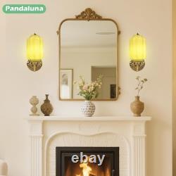 Vintage Wall Sconce, White Milk Glass Light Fixture, 5.5In Art Deco Antique W