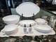Vintage Westmoreland/imperial Milk Glass Aquired Set Paneled Grape Design