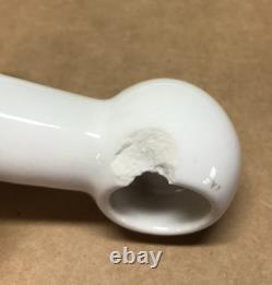 Vintage White Ceramic Porcelain 24 White Milk Glass Towel Bar Old 246-26B