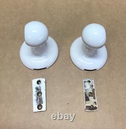 Vintage White Ceramic Porcelain 24 White Milk Glass Towel Bar Old 246-26B