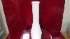 Vintage White Milk Glass Bud Vase Geometric Design By Eo Brody Usa Mint 8 75