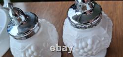Vintage White Milk Glass/Hobnail/Crimped/Ruffle. Misc Mixed Lot