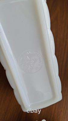 Vintage White Milk Glass/Hobnail/Crimped/Ruffle. Misc Mixed Lot