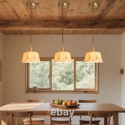 Vintage White Milk Glass Pendant Light for Kitchen Island & Dining Room