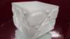 Vintage White Milk Glass Square Bottom Pedestal Footed 4 5x4 Galaxy Starry Bowl