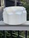 Vintage White Skyscraper Milk Glass Pendant Shade Lg Open Area 9 1/8 Small 6