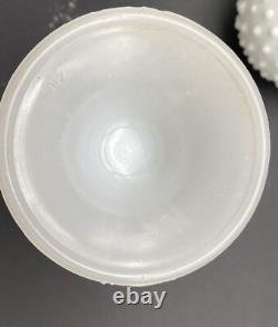 Vintage art deco white milk glass collection lot