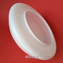 Vintage mid century white opaline milk glass CEILING WALL SCONCE light Bauhaus