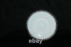 Vtg Early Fenton Silver Crest Ruffle 8½ Salad Dessert Plate Cake Snack Bread